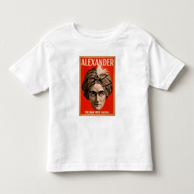 Camiseta De Bebé Alexander el hombre que conoce al Poster mágico (Anverso)