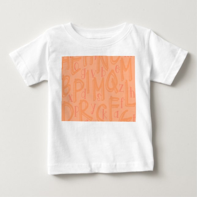 Camiseta De Bebé Alfabeto (Anverso)