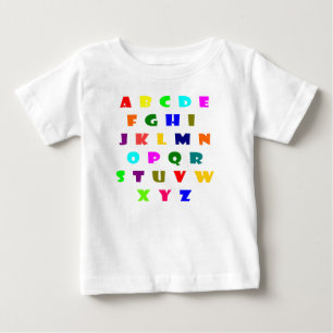 Camiseta De Bebé alfabeto