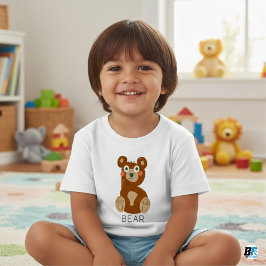 Camiseta De Bebé Alfabeto Animal B Para Oso