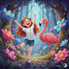 Camiseta De Bebé Alfabeto Animal F Para Flamingo