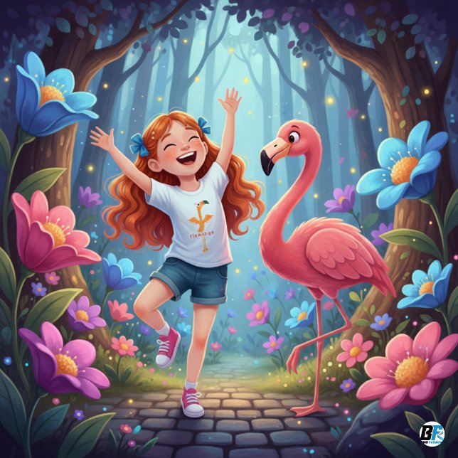 Camiseta De Bebé Alfabeto Animal F Para Flamingo (Subido por el creador)