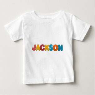 Camiseta De Bebé alfabeto animal Jackson