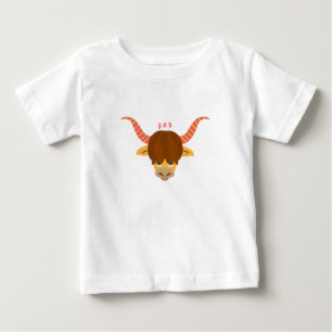 Camiseta De Bebé Alfabeto Animal Y Para Yak Baby