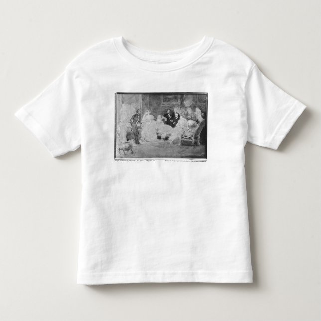 Camiseta De Bebé Alfred de Musset Eugene Delacroix (Anverso)