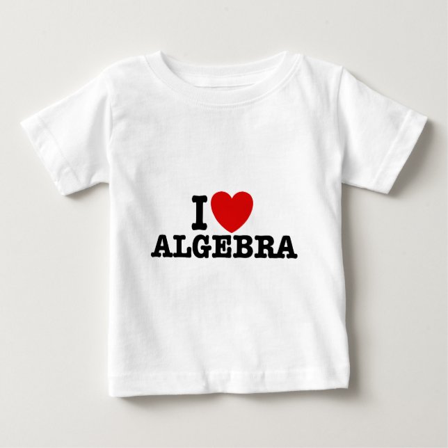 Camiseta De Bebé Álgebra (Anverso)