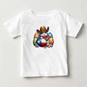 Camiseta De Bebé Alguacil del conejito de Pascua en Texas/Suroeste