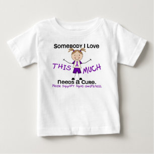 Camiseta De Bebé Alguien a quien amo - Lupus (Chica)