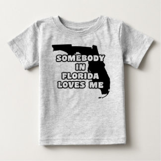 Camiseta De Bebé Alguien en Florida me ama