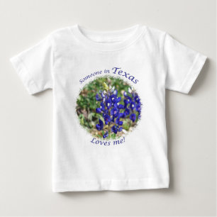 Camiseta De Bebé Alguien en Texas me ama el regalo