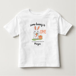 Camiseta De Bebé Algún Conejito Cumple 1 Años Primer Cumpleaños de 
