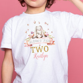 Camiseta De Bebé Algún Conejito Cumple Dos 2º Cumpleaños