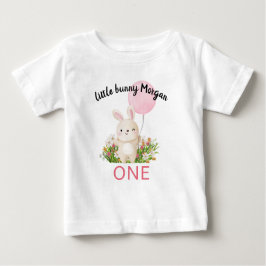 Camiseta De Bebé Algun Conejo Es Uno Cumpleaños Simple Lindo de Niñ