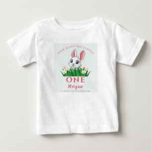 Camiseta De Bebé Algun Conejo Unas Chicas Conejas Lindas 1er Cumple