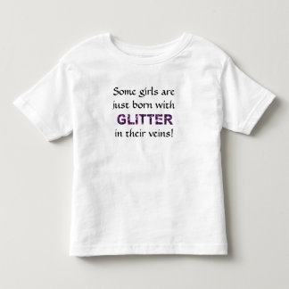 Camiseta De Bebé ¡Algunos chicas apenas llevados con purpurina en