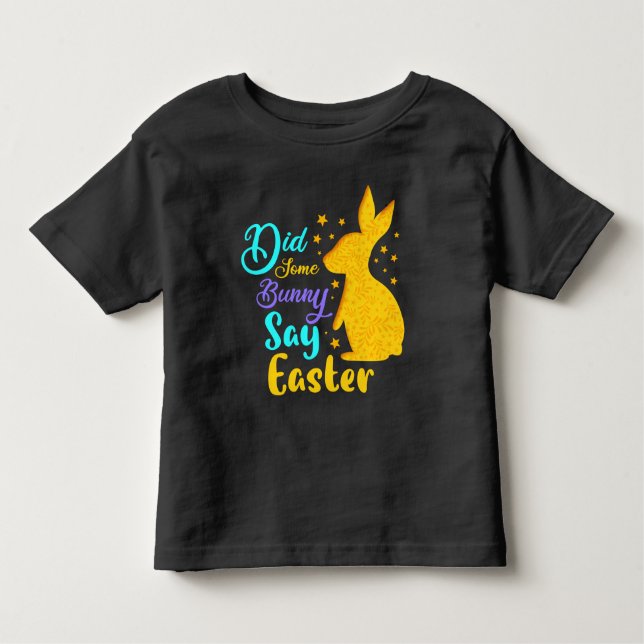Camiseta De Bebé ¿Algunos conejitos dijeron Pascua? (Anverso)