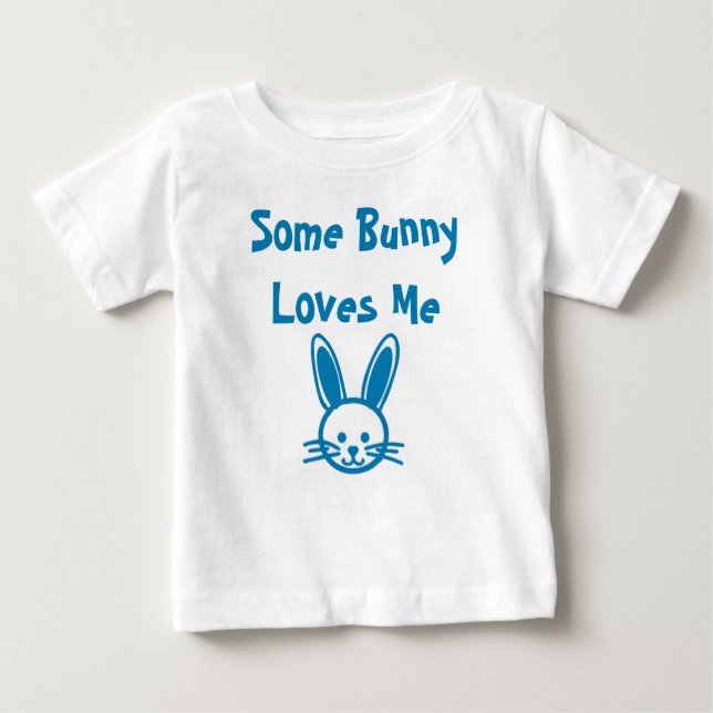 Camiseta De Bebé Algunos conejitos me aman (Anverso)
