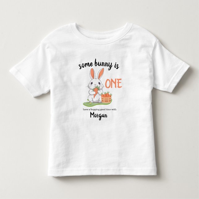 Camiseta De Bebé Algunos conejitos son Chicas de un niño (Anverso)
