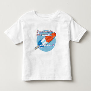 Camiseta De Bebé Algunos niños apenas quieren mirar el mundo quemar