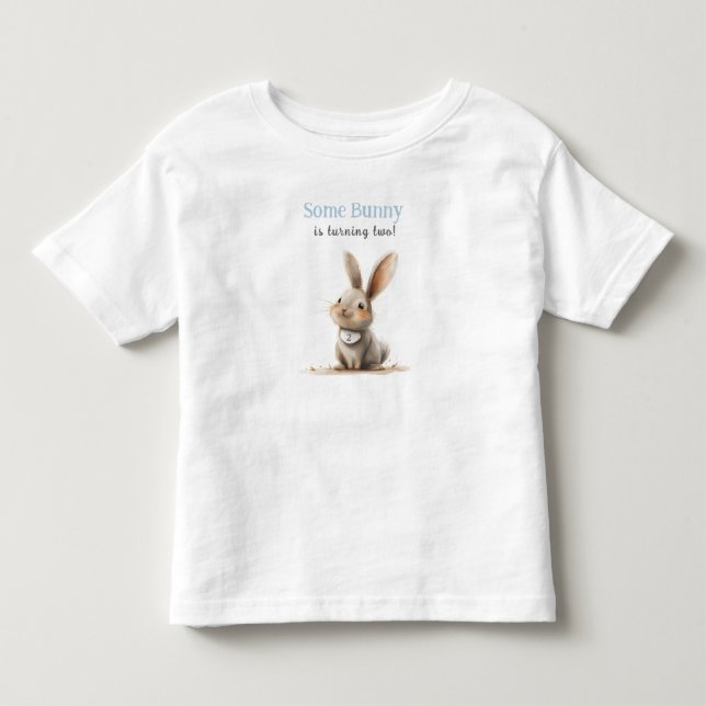 Camiseta De Bebé Algunos niños conejitos Cumpleaños (Anverso)