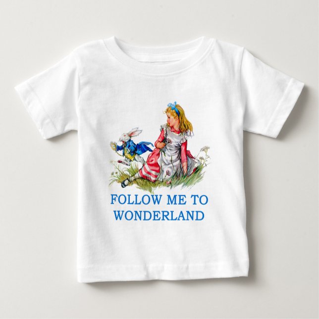 CAMISETA DE BEBÉ ALICE EN WONDERLAND (Anverso)