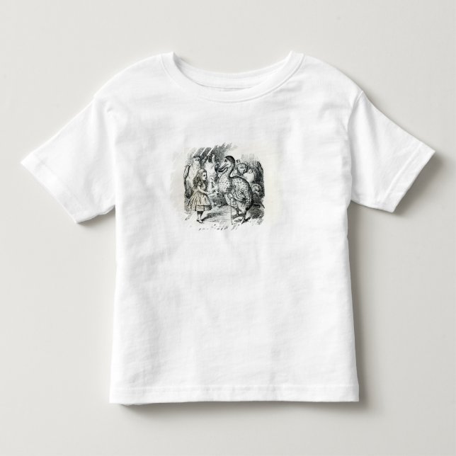 Camiseta De Bebé Alice se encuentra con el Dodo (Anverso)