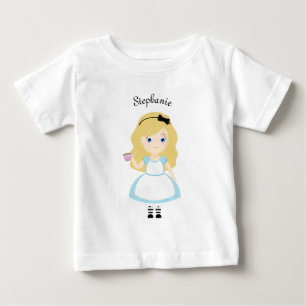 Camiseta De Bebé Alice y su fiesta del té