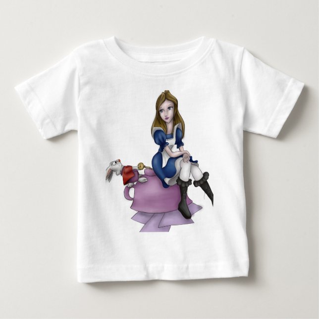 Camiseta De Bebé Alicia (Anverso)