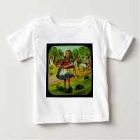 Alicia en croquet del flamenco del país de las