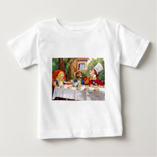 Camiseta De Bebé Alicia en el Fiesta del té del odio a los locos en
