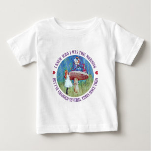 Camiseta De Bebé Alicia en el país de las maravillas: Sabía quién