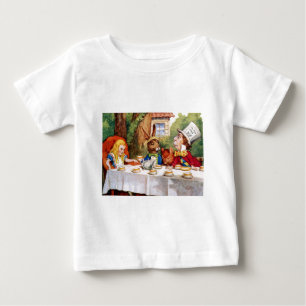 Camiseta De Bebé Alicia en la fiesta del té del sombrerero enojado
