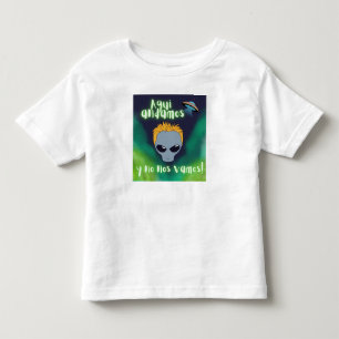 Camiseta De Bebé alien aqui estamos y no nos vamos, ufo, extraterre