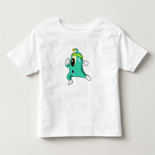 Camiseta De Bebé Alien como Runner (Anverso)