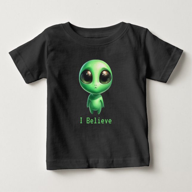 Camiseta De Bebé Alien - Creo (Anverso)