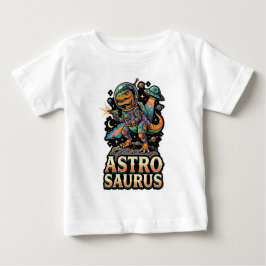 Camiseta De Bebé Alien Dinosaur Astro Saurus: Retro Astronaut Espac
