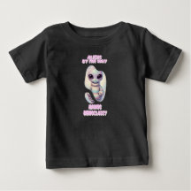 Camiseta de bebé alienígena linda