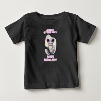 Camiseta de bebé alienígena linda