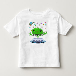 Camiseta De Bebé Alienígenas del espacio ultraterrestre verde lindo
