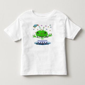 Camiseta De Bebé Alienígenas del espacio ultraterrestre verde lindo