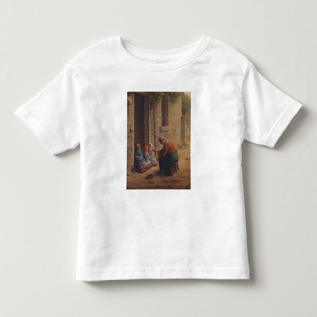 Camiseta De Bebé Alimentación de los jóvenes, 1850 (Anverso)