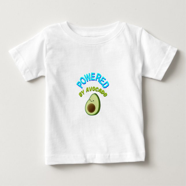 Camiseta De Bebé Alimentado Por Aguacate (Anverso)