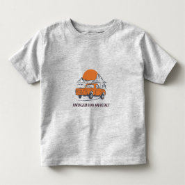 Camiseta De Bebé Alimentado Por Arena Y Arrepentimiento Camping Des