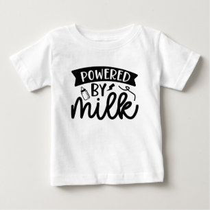 Camiseta De Bebé alimentado por leche, Dichos divertidos de bebés