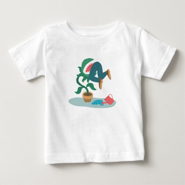 Camiseta De Bebé alimentarme con venus flytrampa (Anverso)