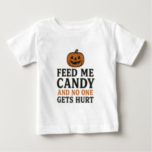 Camiseta De Bebé Alimento mi dulce y nadie se lastima - Gracioso