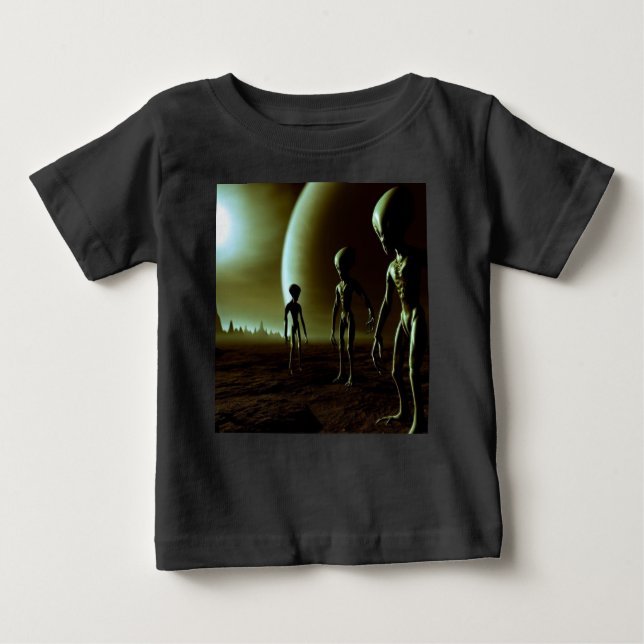 Camiseta De Bebé Alimentos grises de SF 1 (Anverso)