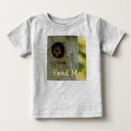 Camiseta De Bebé Aliméteme al bebé Creeper