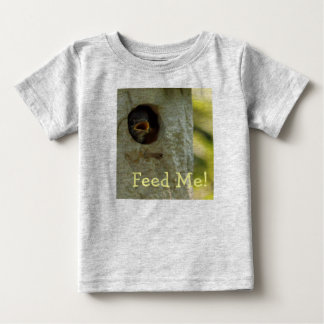 Camiseta De Bebé Aliméteme al bebé Creeper