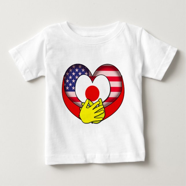 Camiseta De Bebé Alivio de Japón (Anverso)